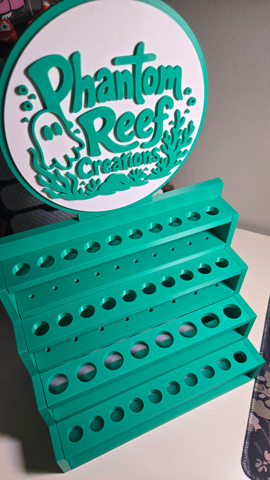 Pen holder with logo